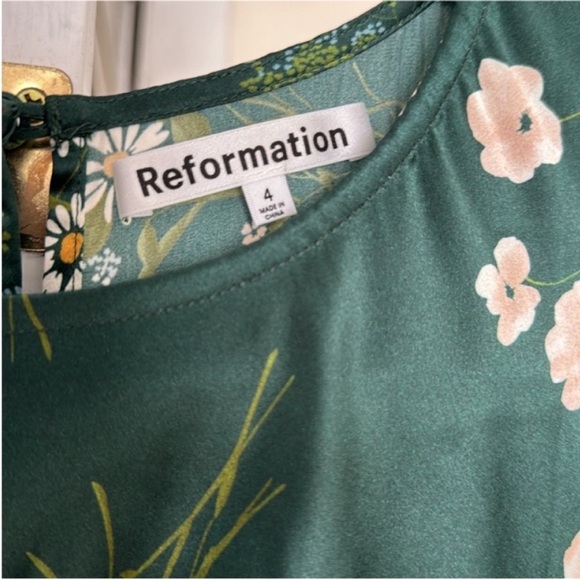 Reformation Birch Silk Maxi Dress - Picture 4 of 16